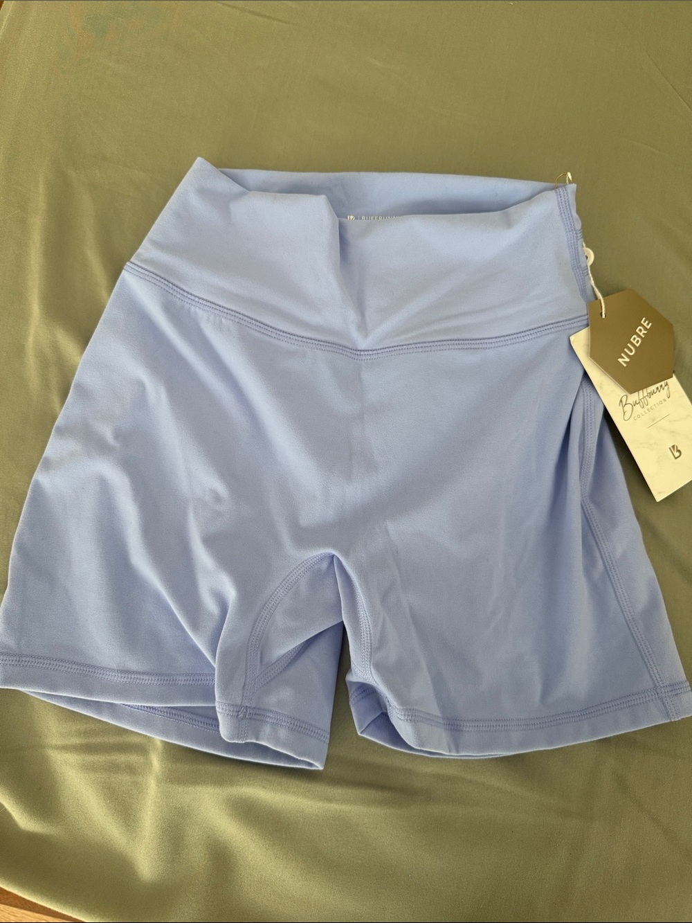 BuffBunny Light Lavender High-Waist Bike Shorts